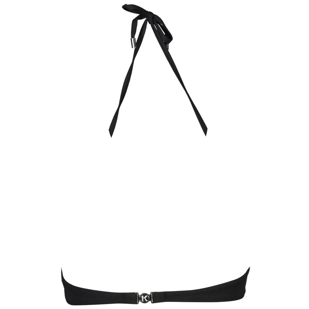 Black Elastane Swimwear