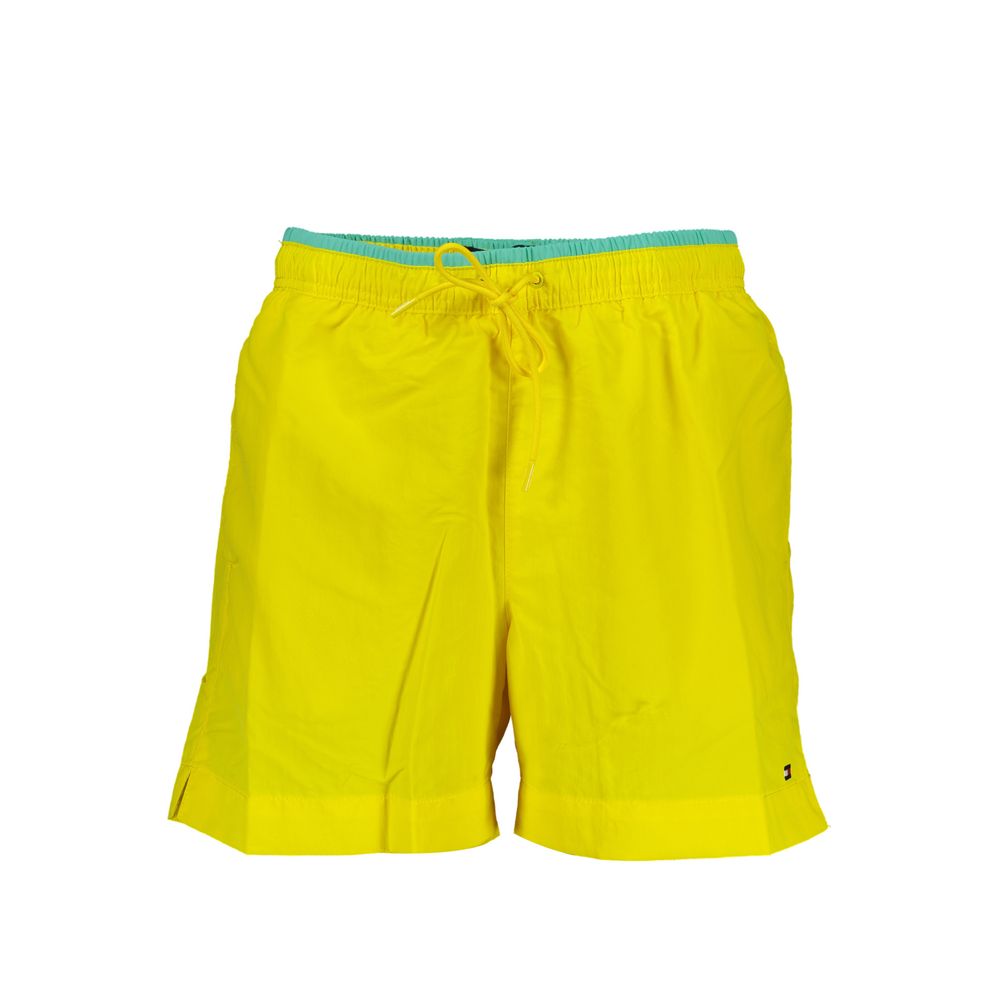 Yellow Nylon Swimwear
