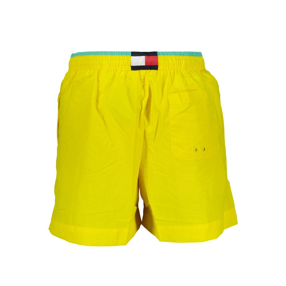 Yellow Nylon Swimwear