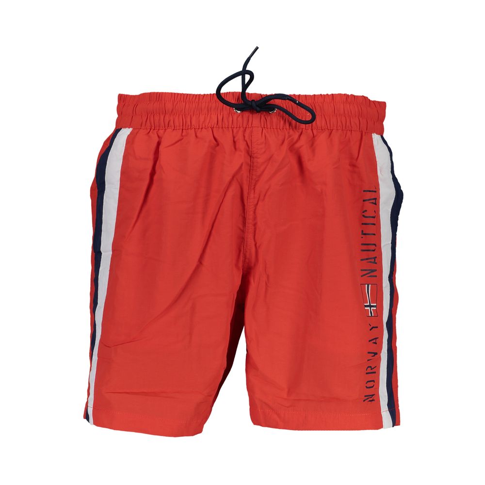 Red Polyamide Swimwear