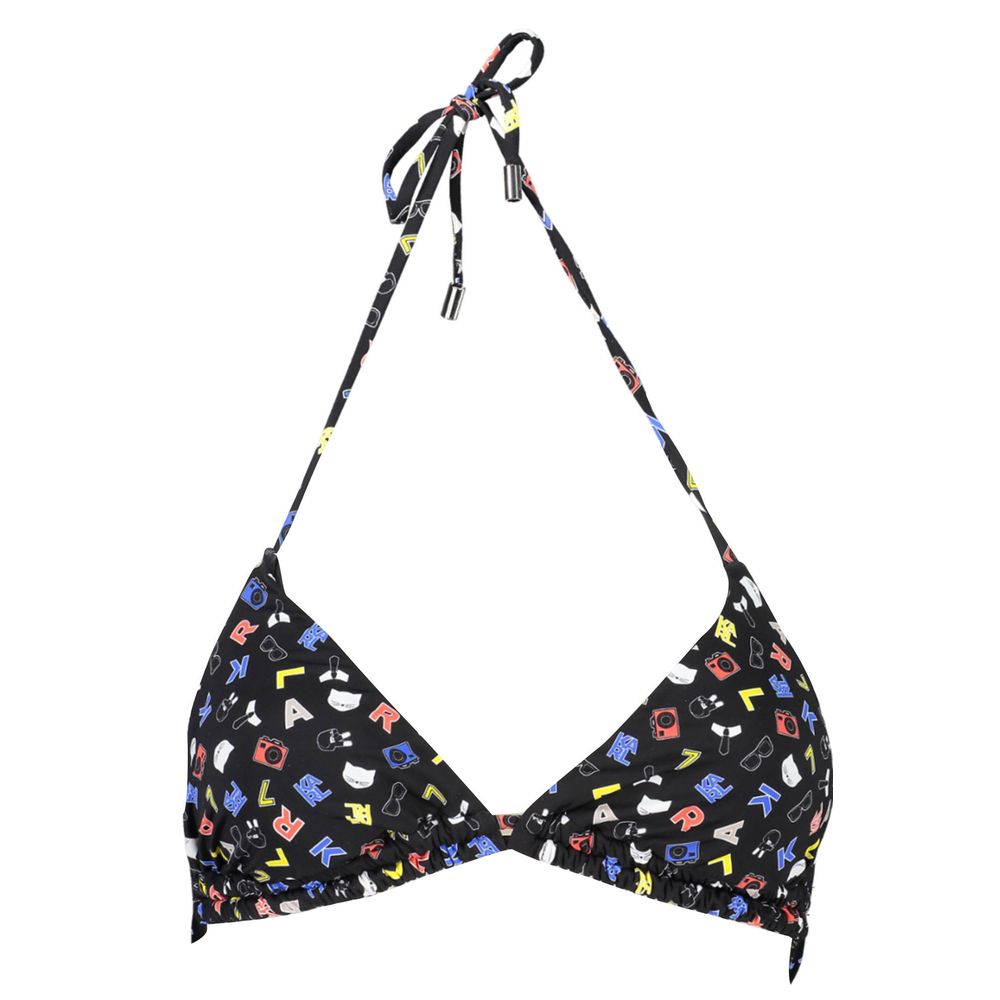 Black Elastane Swimwear