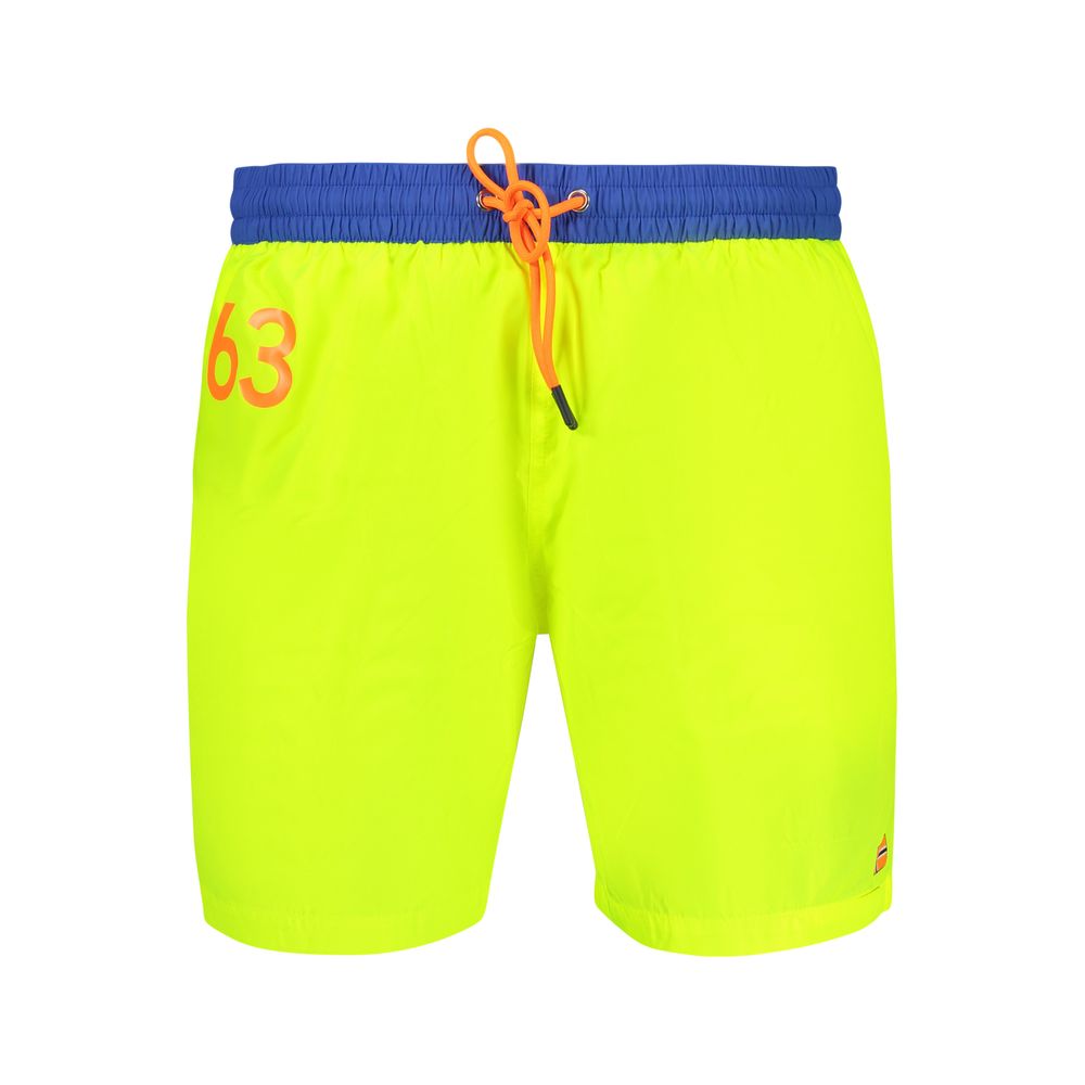 Yellow Polyamide Swimwear