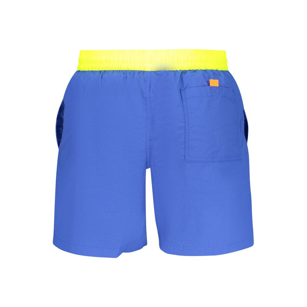 Blue Polyamide Swimwear