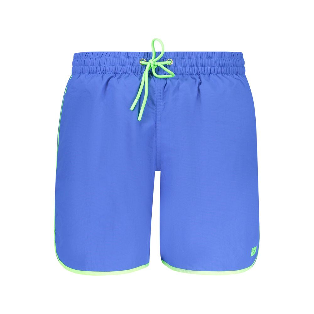 Blue Polyamide Swimwear