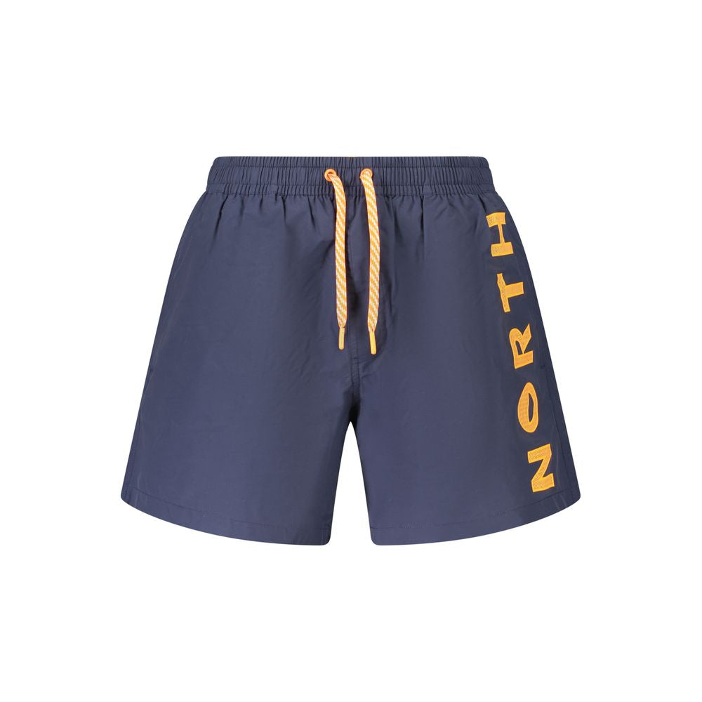 Blue Cotton Swimwear