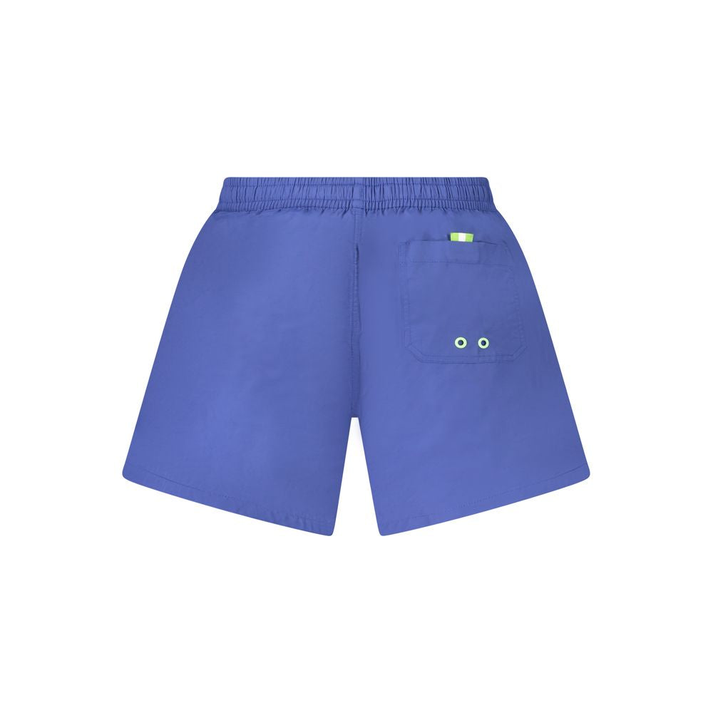 Blue Cotton Swimwear