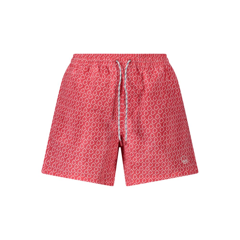 Red Polyester Swimwear