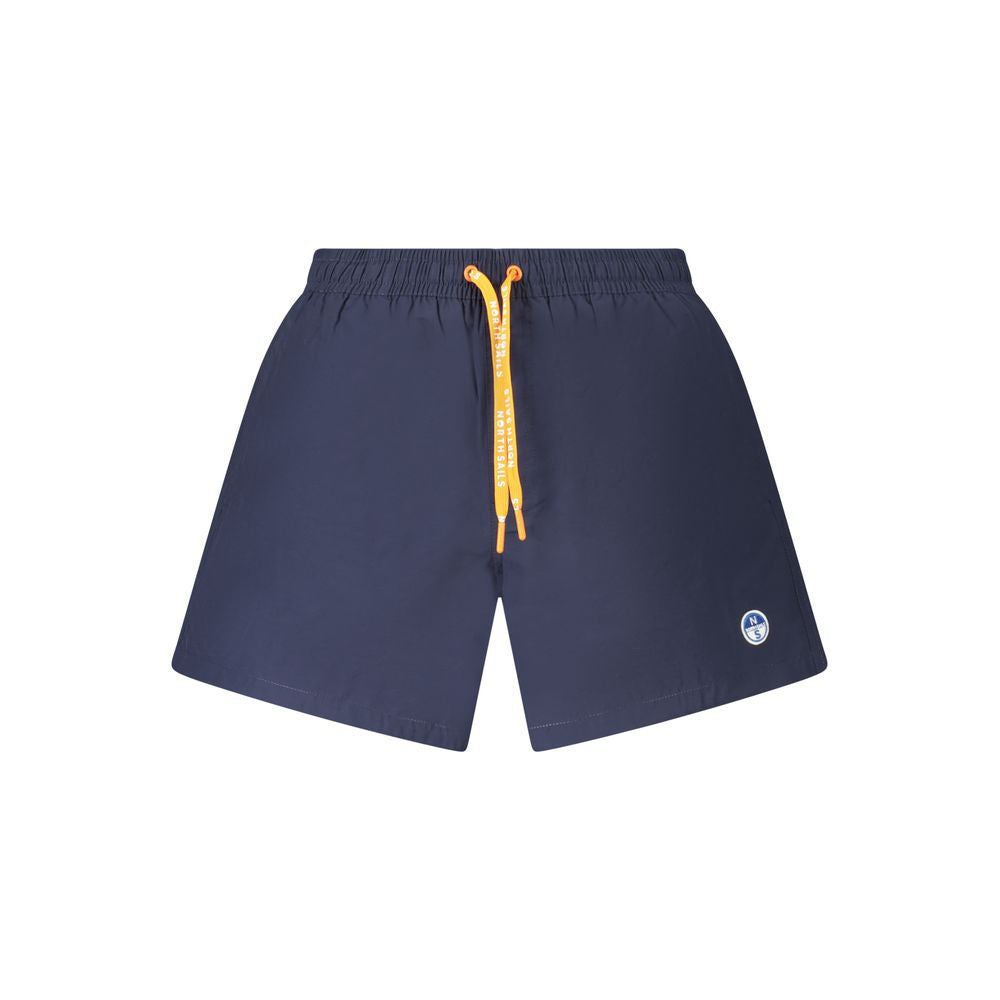 Blue Cotton Swimwear