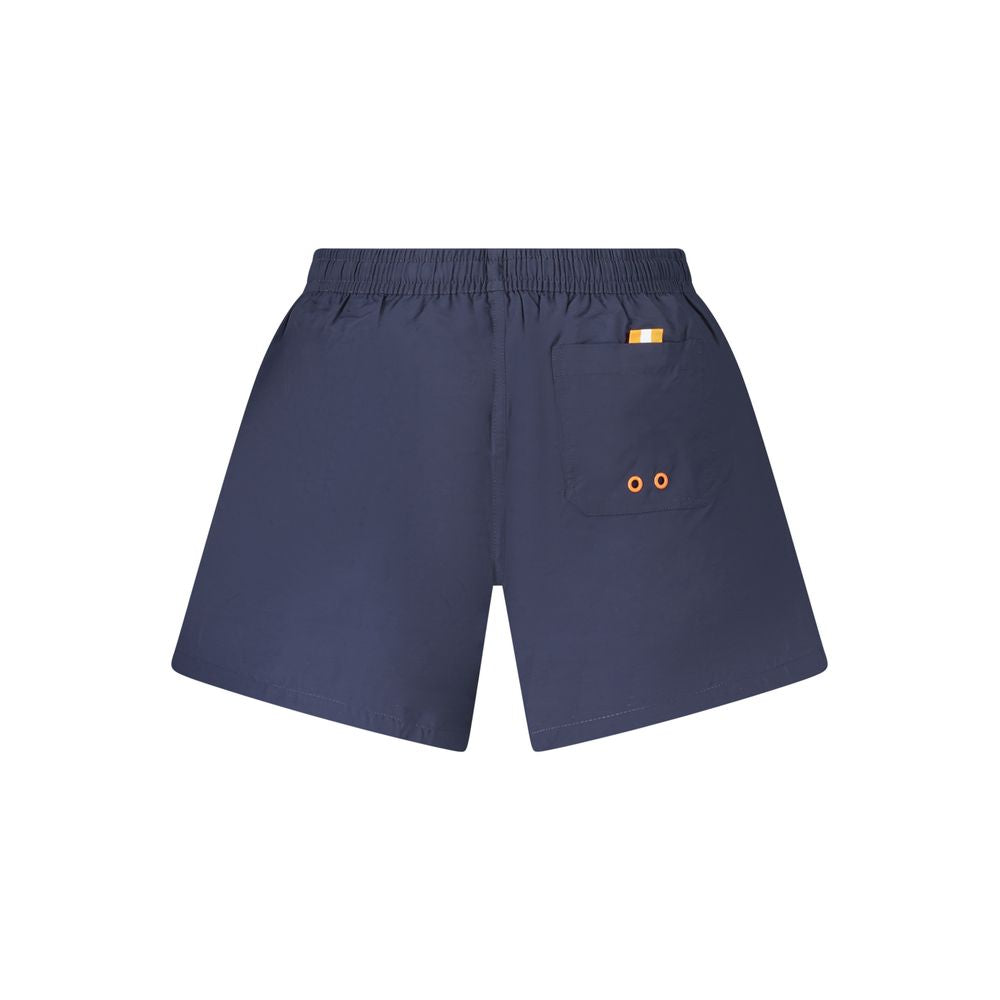 Blue Cotton Swimwear
