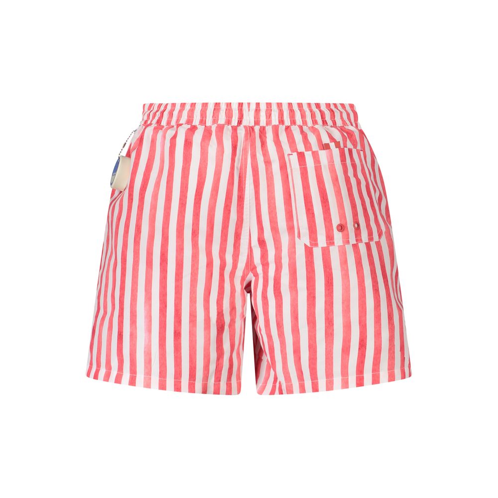 Red Polyester Swimwear