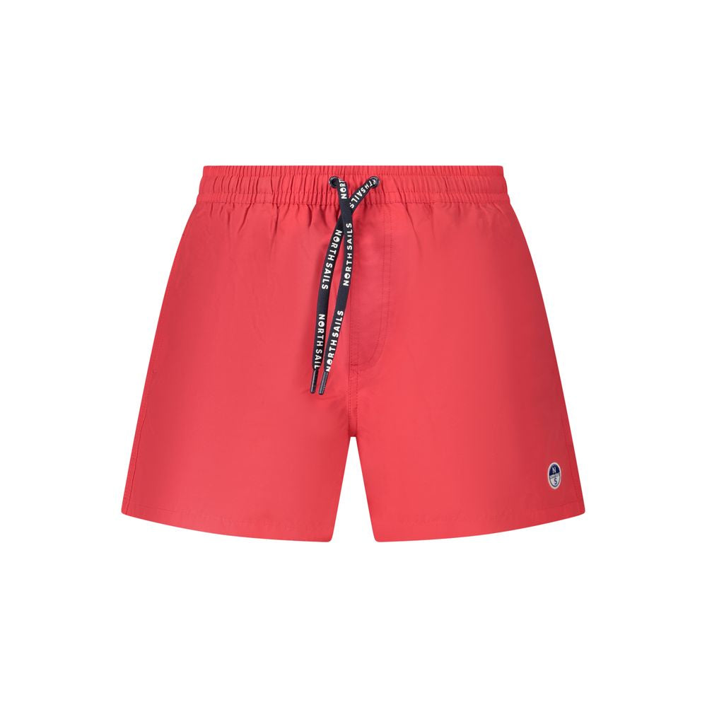 Red Cotton Swimwear