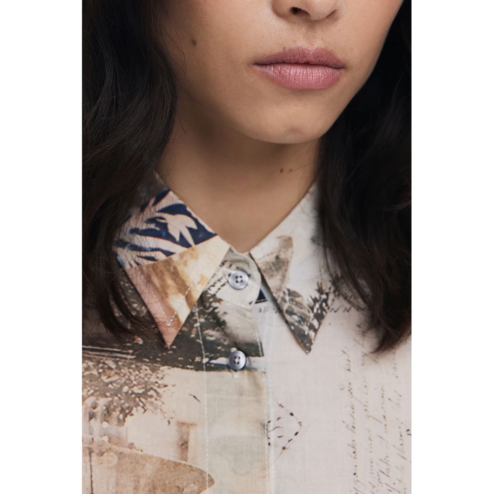 Beige Cotton Shirt