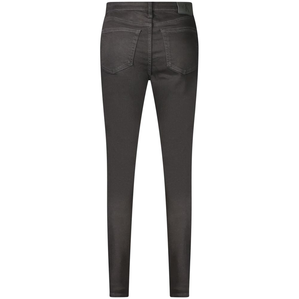 Black Cotton Jeans Denim