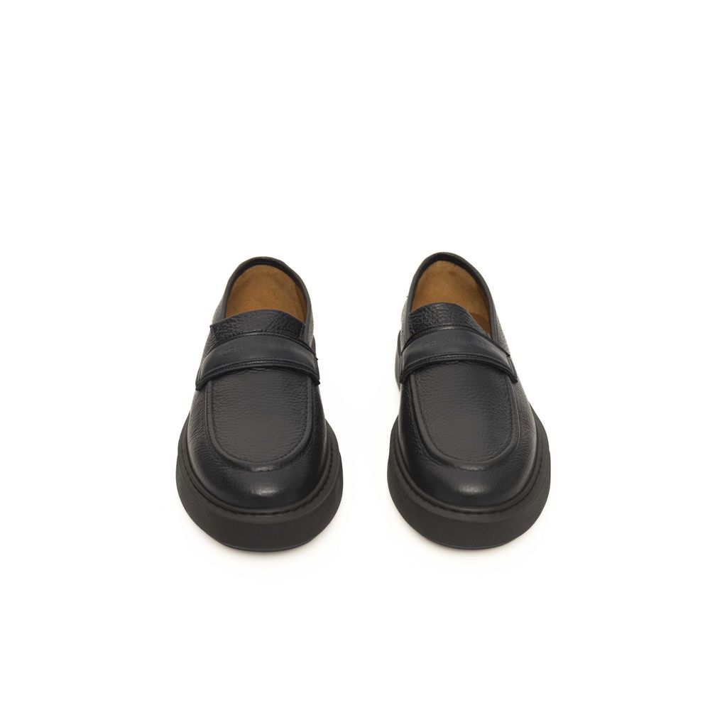 Blue Cowhide Loafer