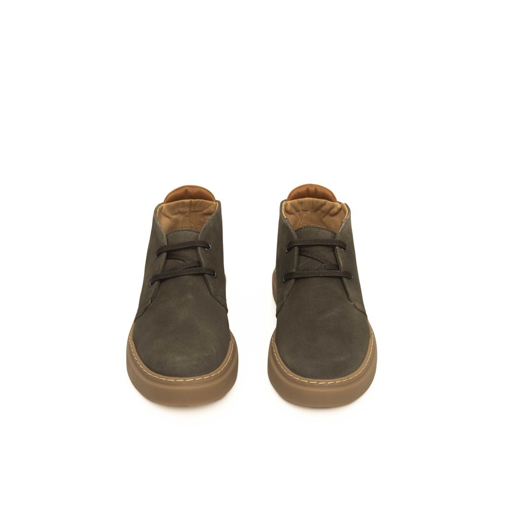 Green Cowhide Boot
