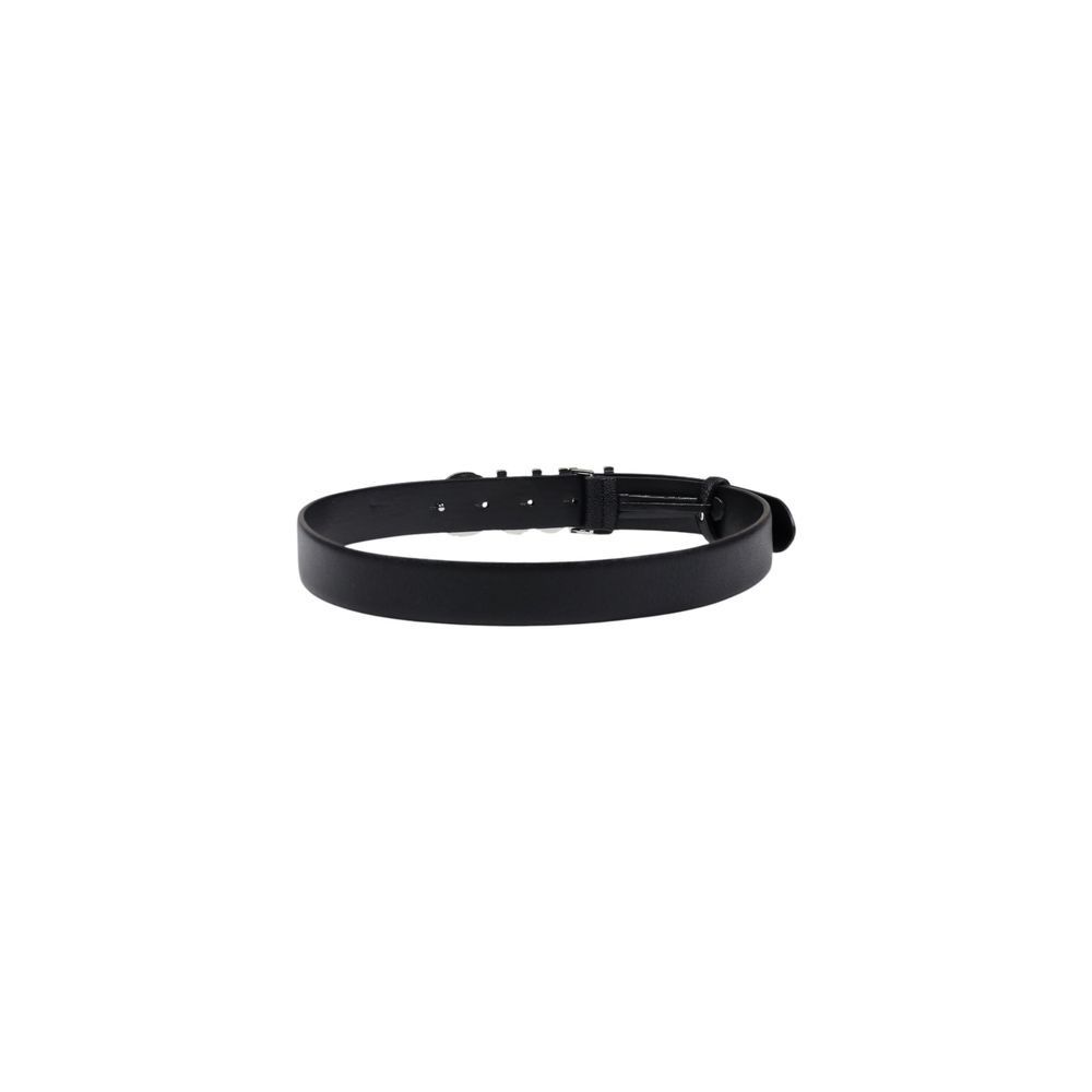 Black Artificial Leather Belt