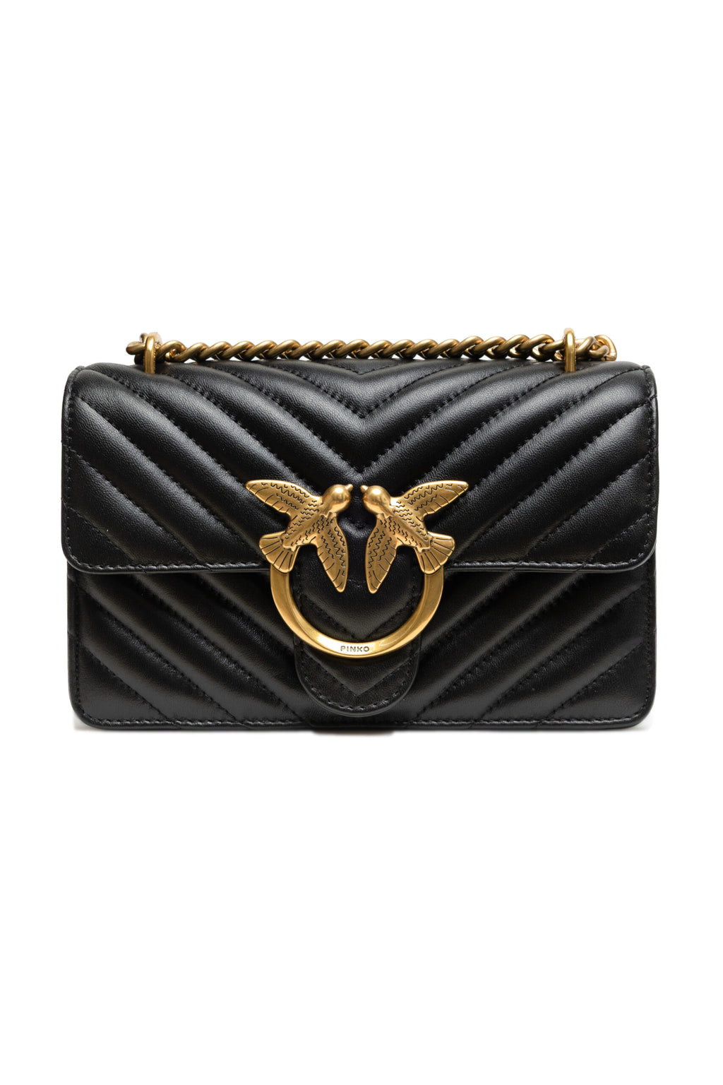 Black Mini Love Bag One Chevron