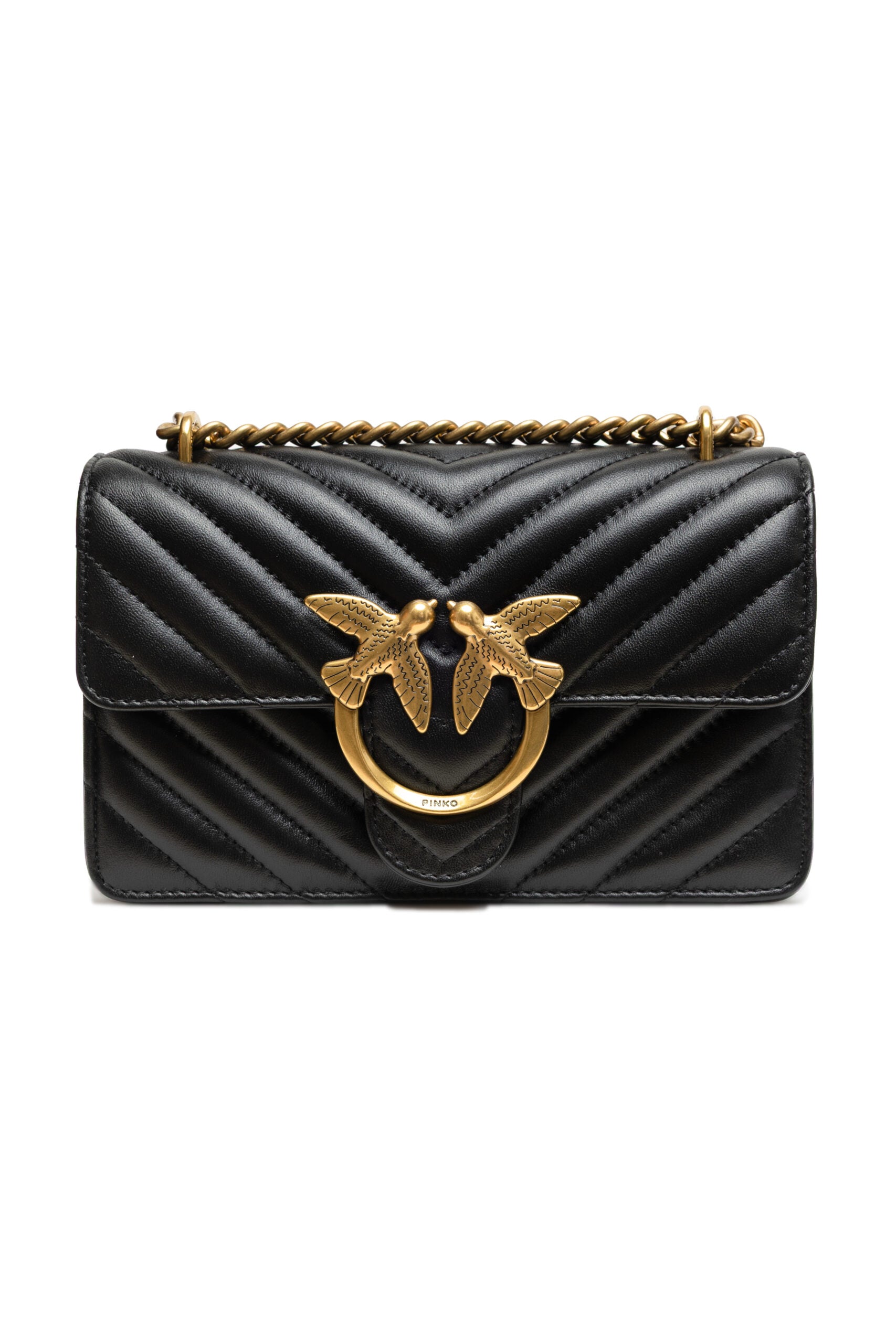 Black Mini Love Bag One Chevron