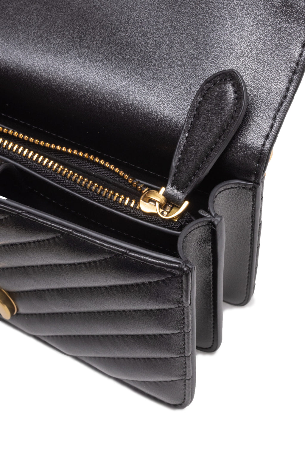 Black Mini Love Bag One Chevron