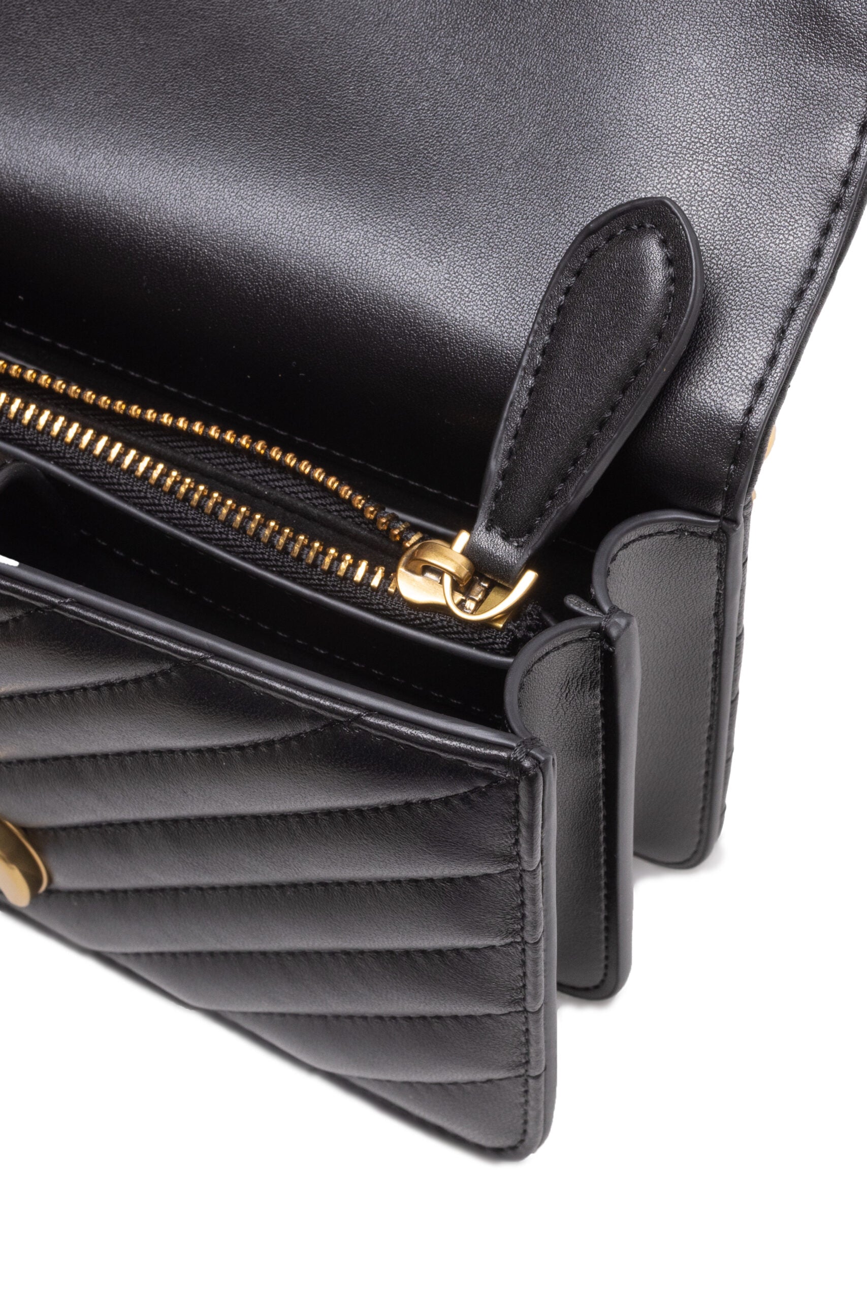 Black Mini Love Bag One Chevron