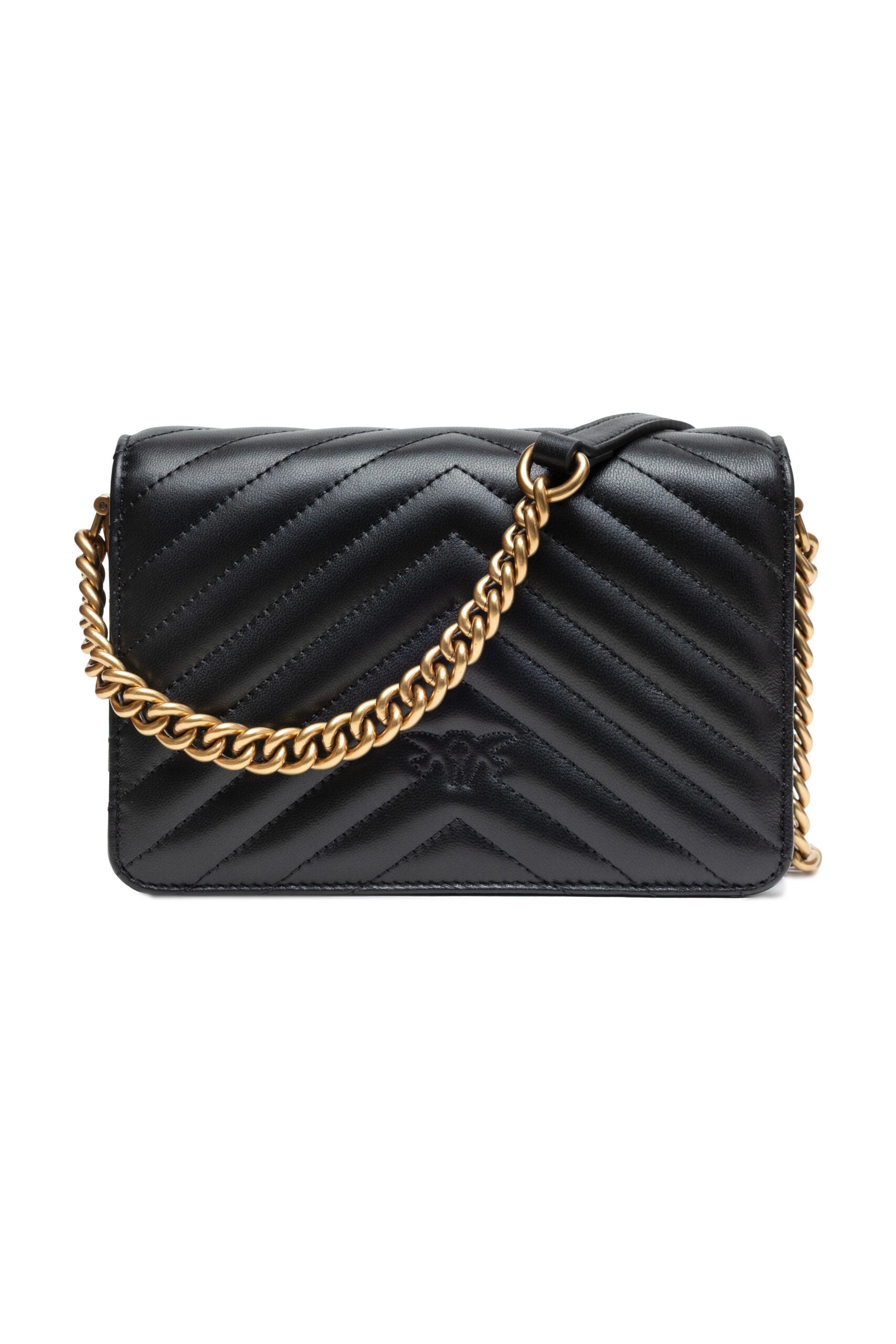 Black Love Click Mini Sheep nappa Chevron