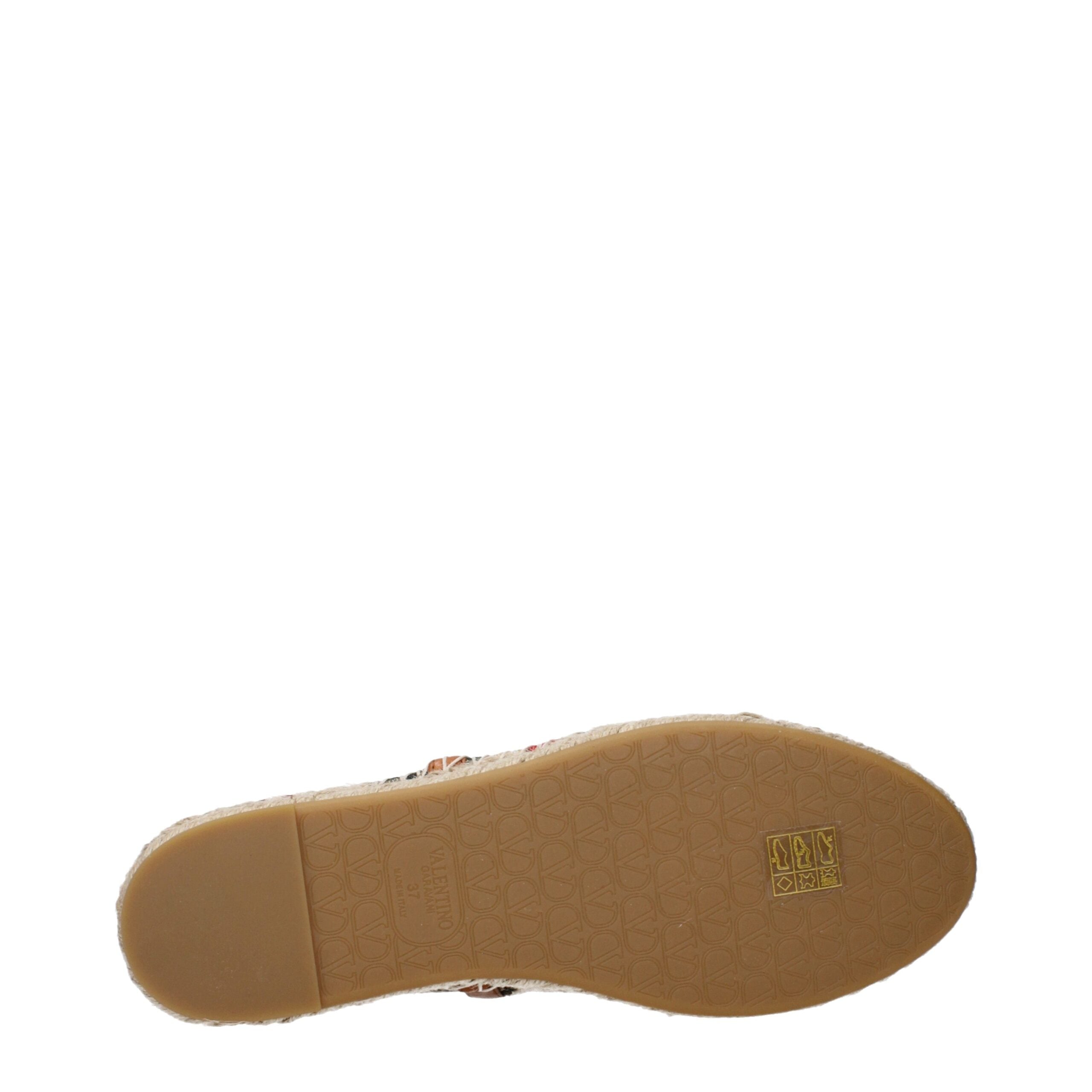 Beige Raffia Slippers Sandals