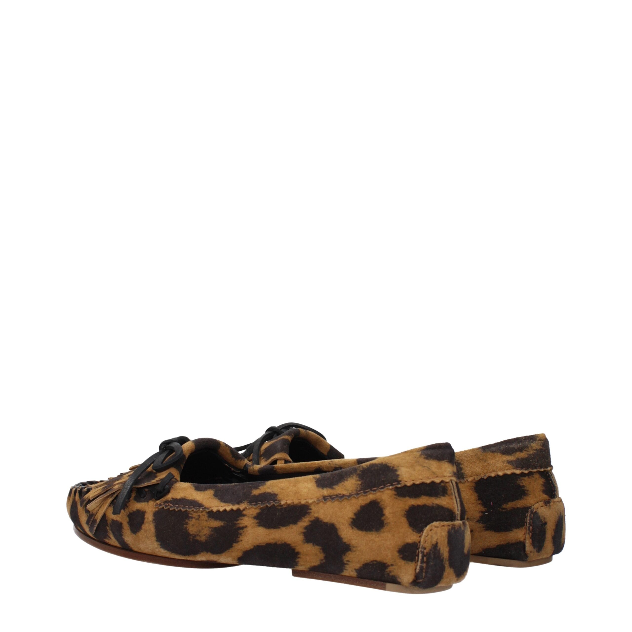 Brown Leather Slip-On Loafers