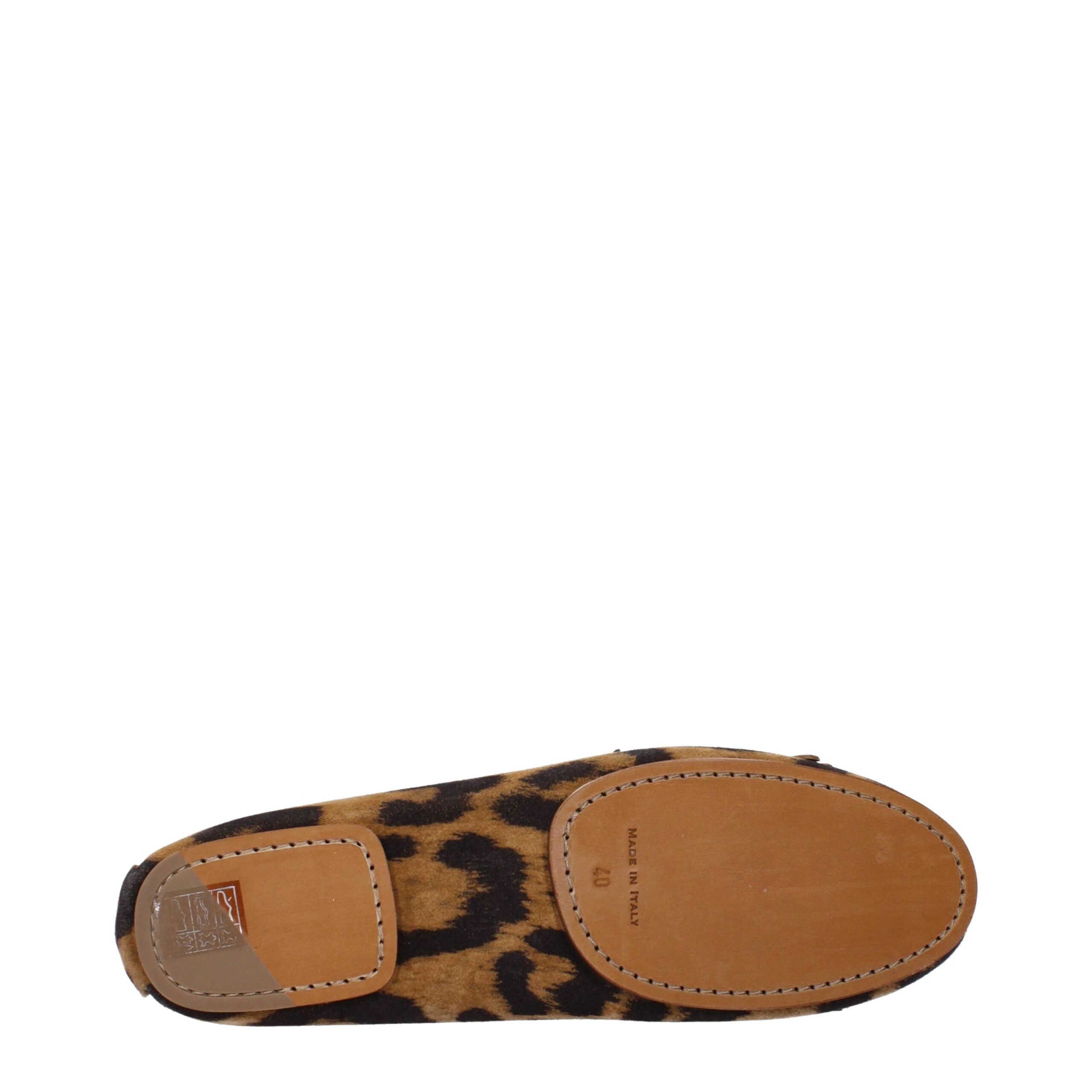 Brown Leather Slip-On Loafers