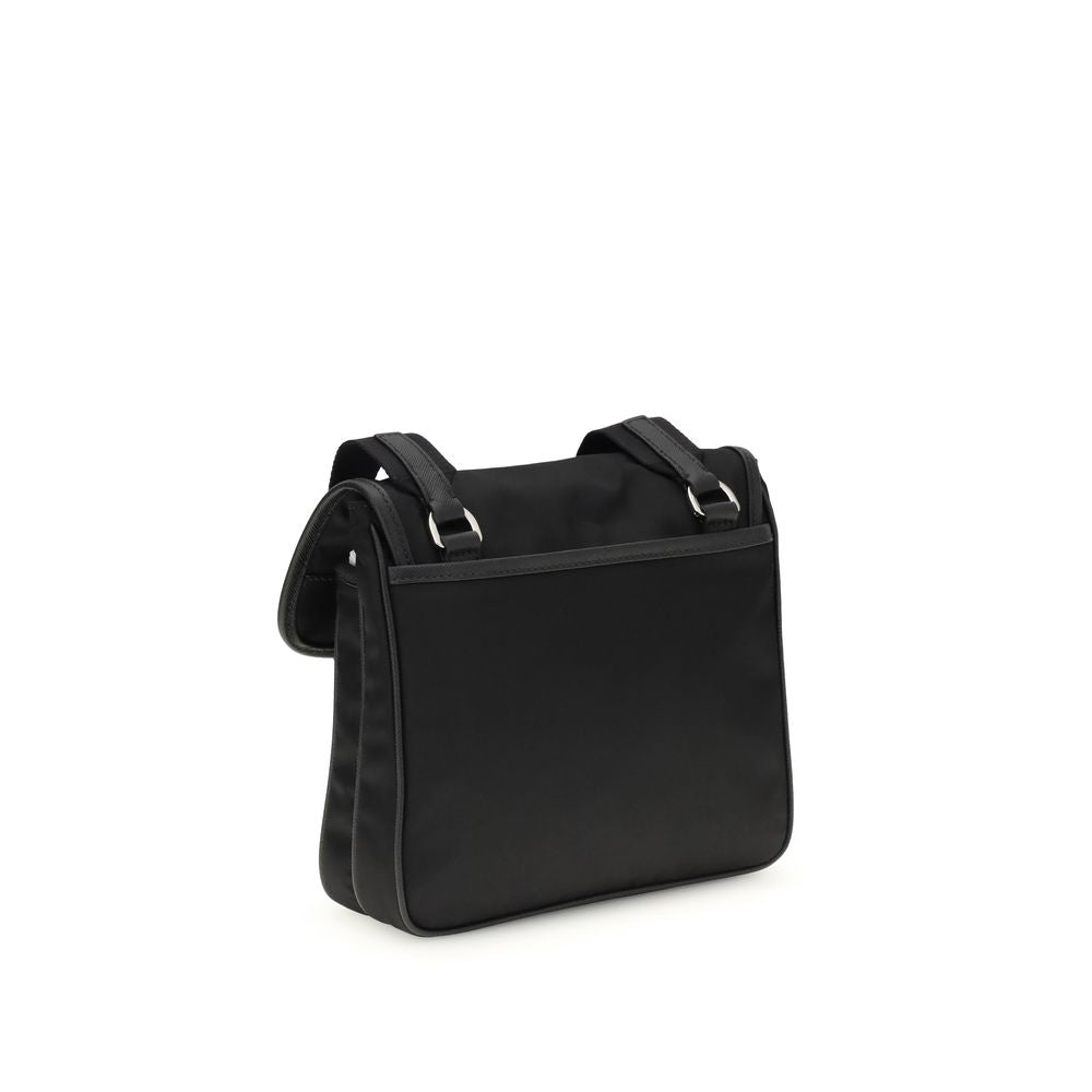Re-Nylon and saffiano Shoulder Bag