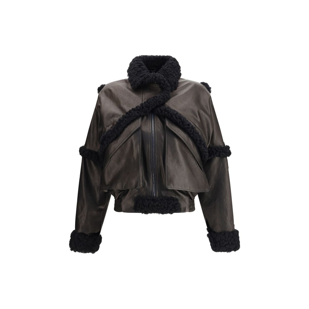 Cropped shearling Jacket