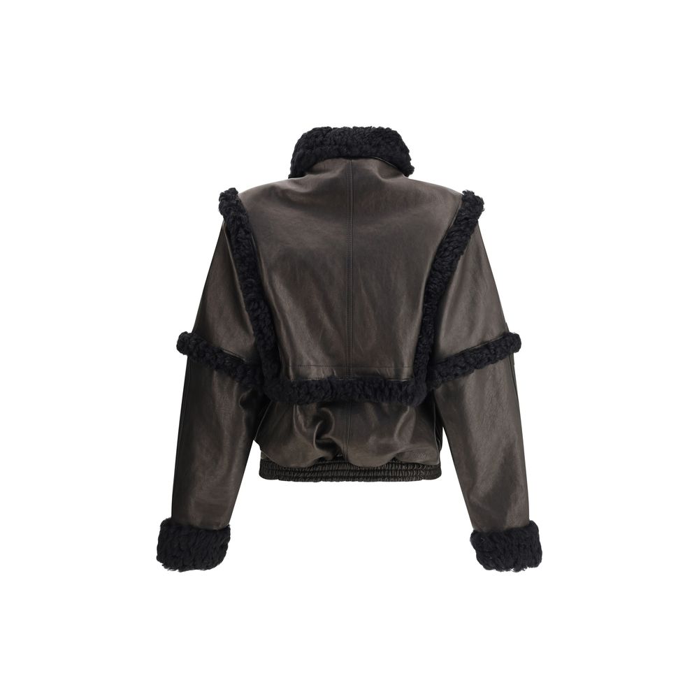 Cropped shearling Jacket