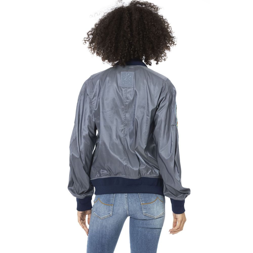 Light Blue Polyamide Jackets & Coat