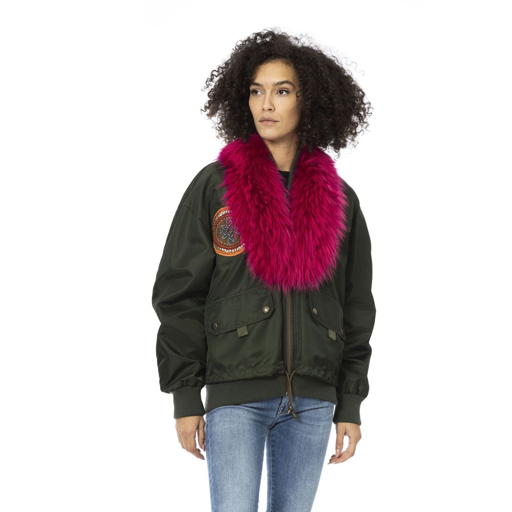 Green Polyamide Jackets & Coat