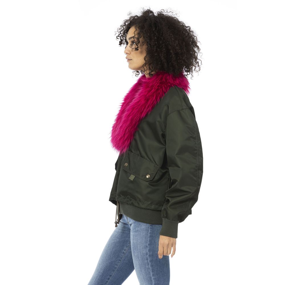 Green Polyamide Jackets & Coat