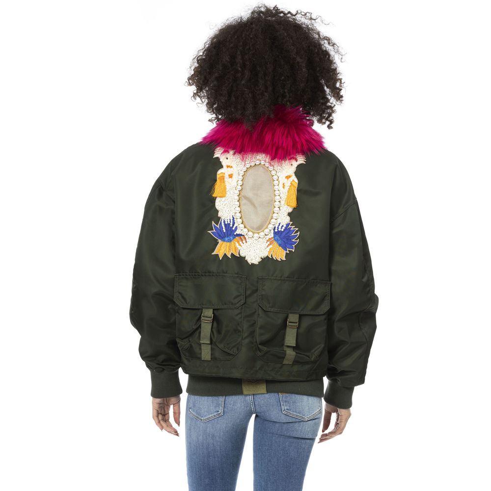 Green Polyamide Jackets & Coat