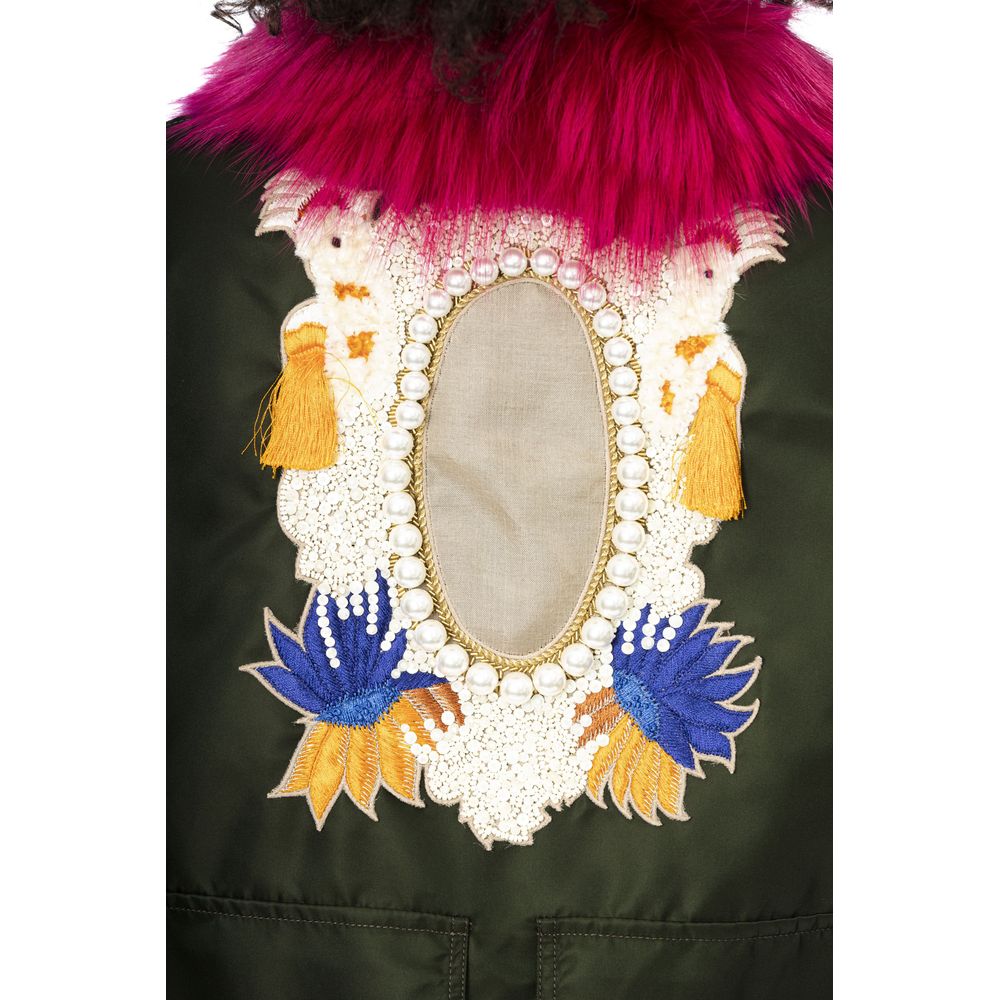 Green Polyamide Jackets & Coat