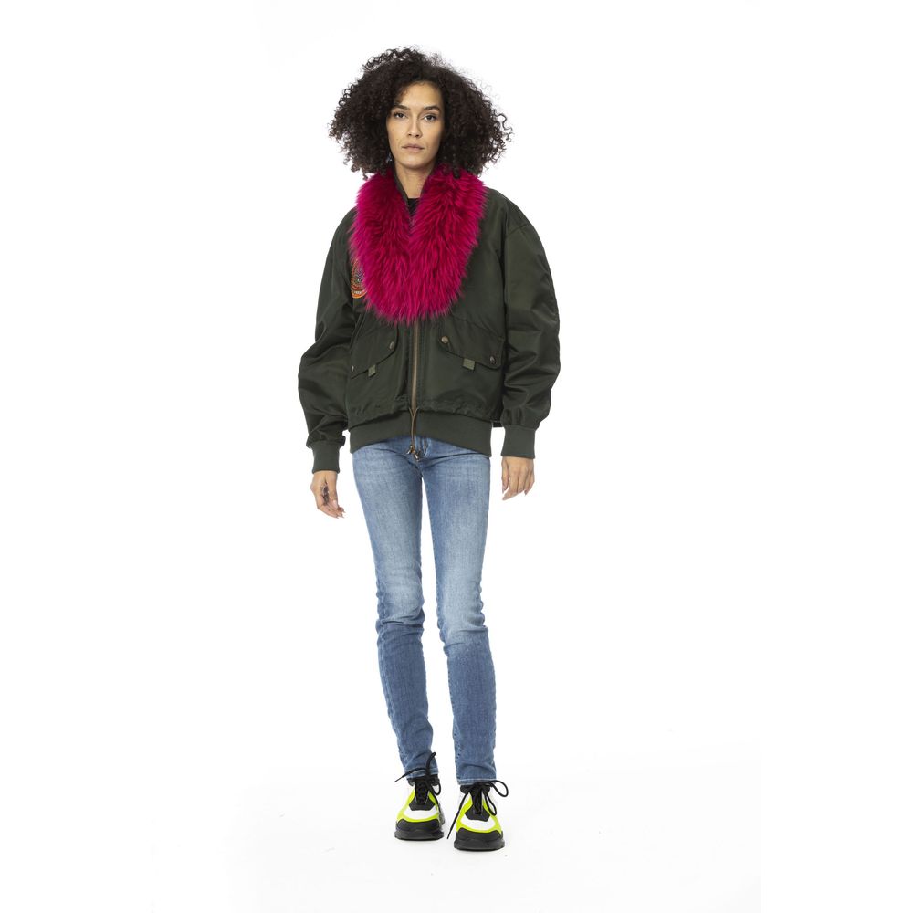 Green Polyamide Jackets & Coat