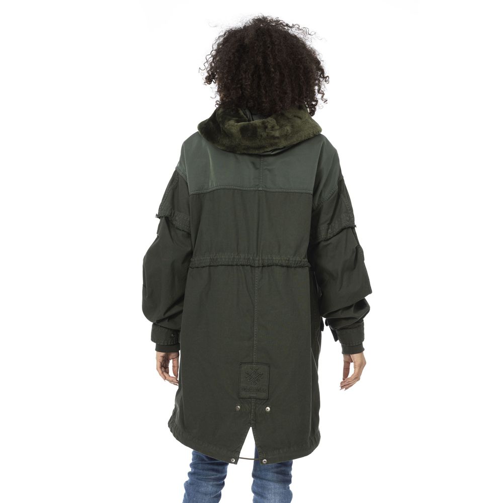 Green Cotton Jackets & Coat