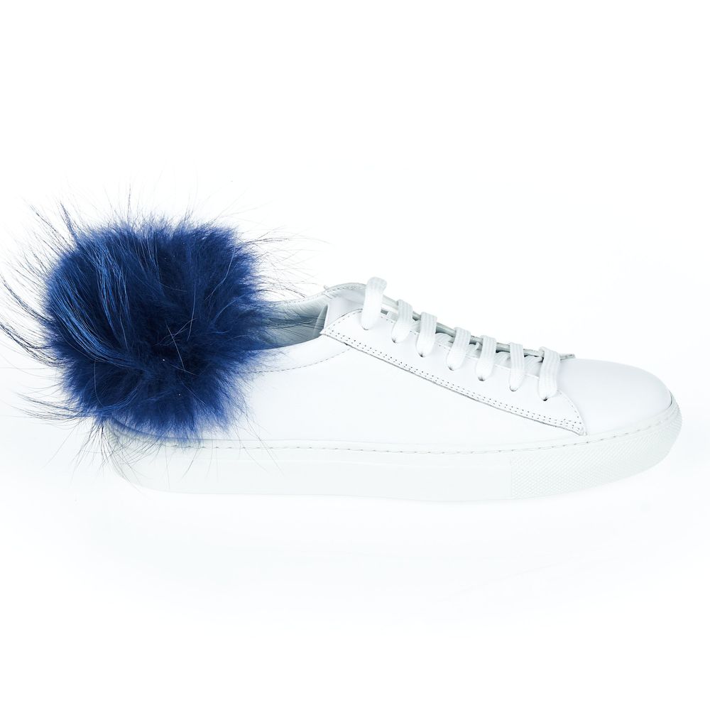 White Textile Shoe