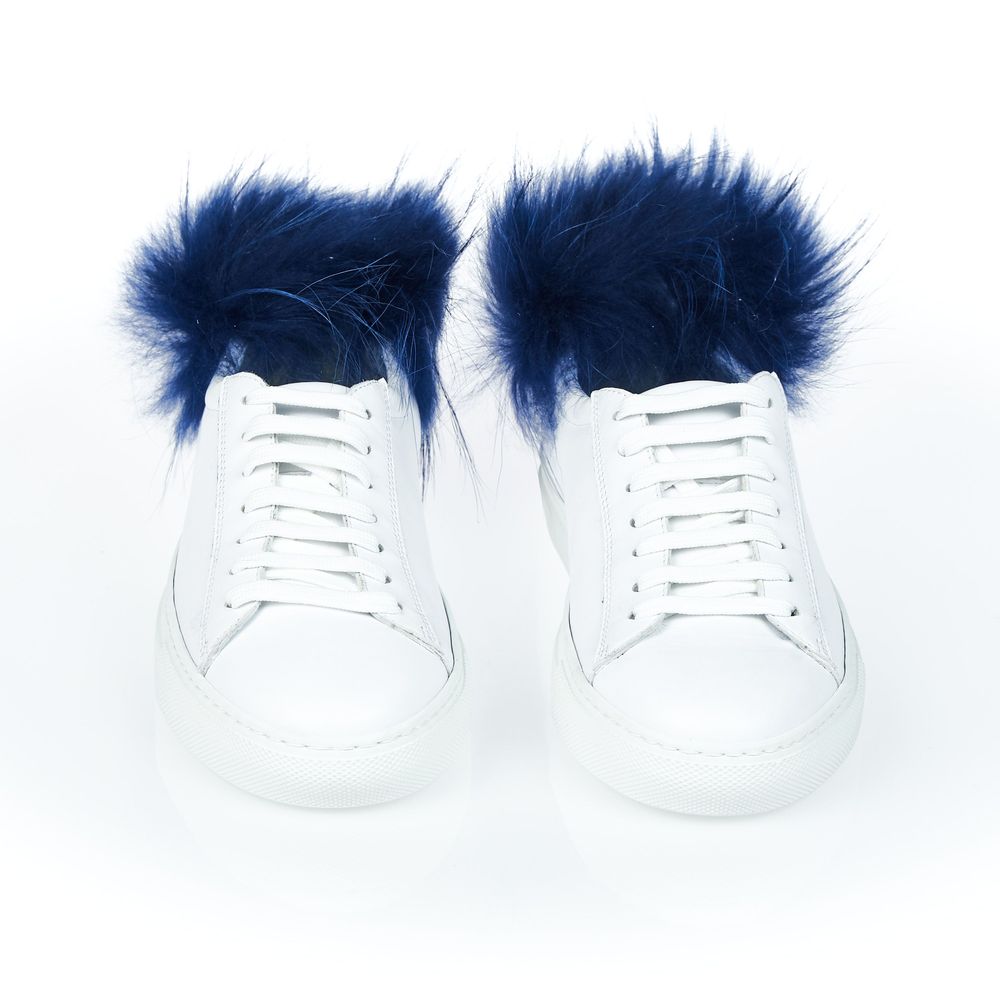 White Textile Shoe