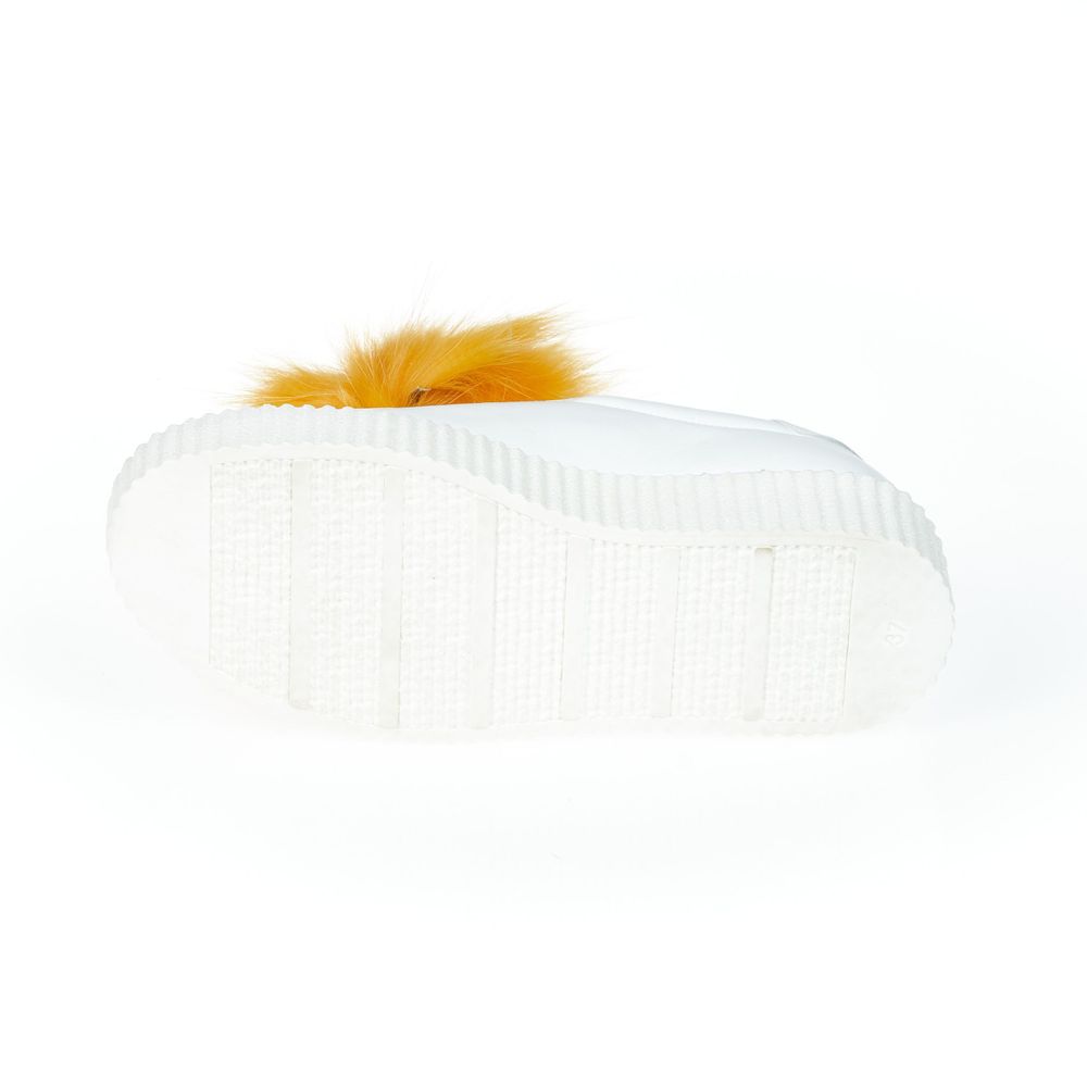 White Textile Shoe