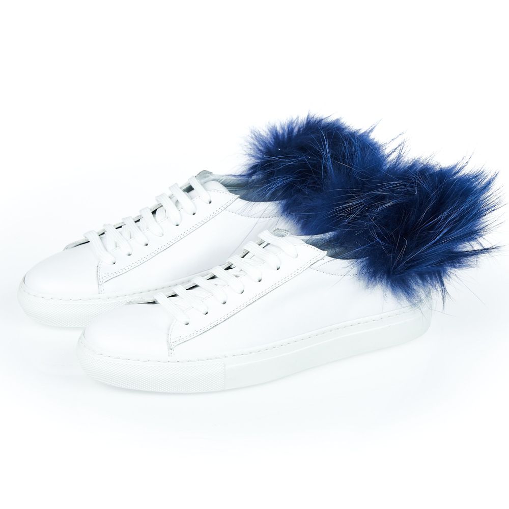 White Textile Shoe