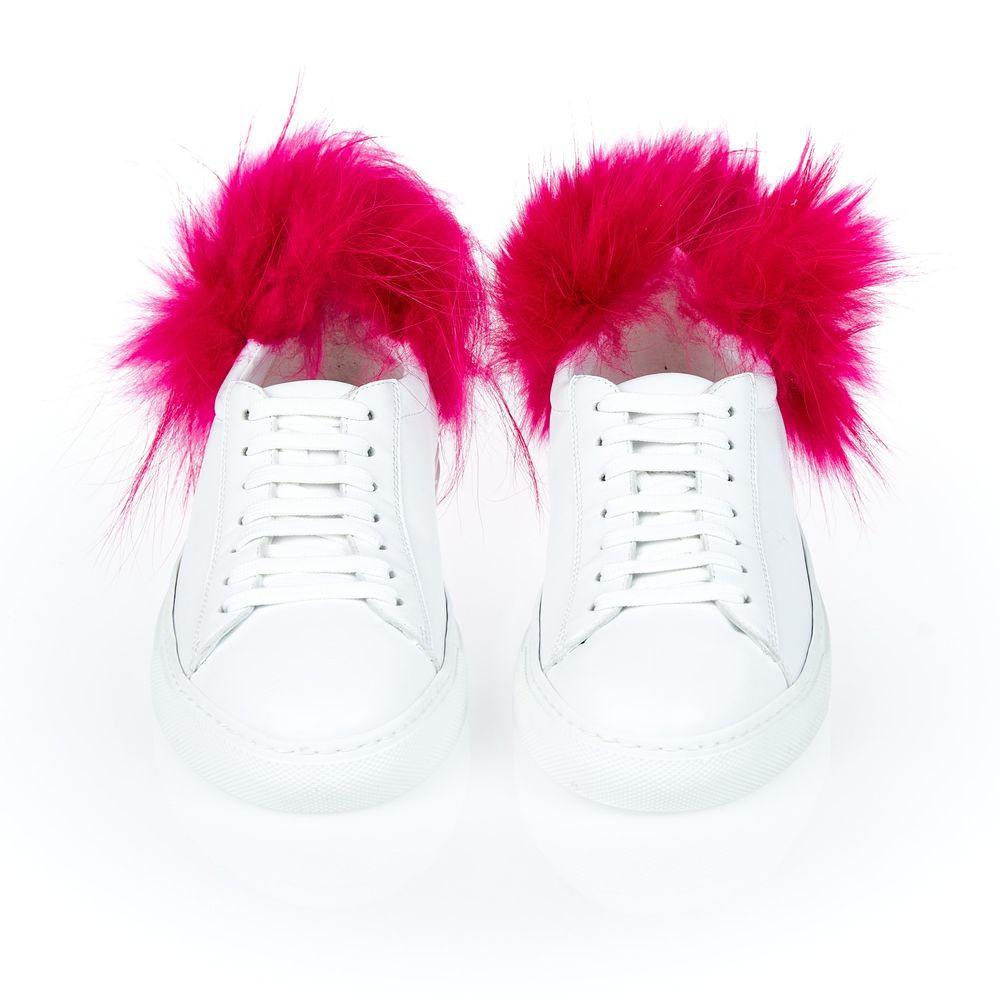 White Textile Shoe