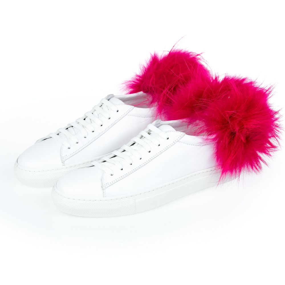 White Textile Shoe