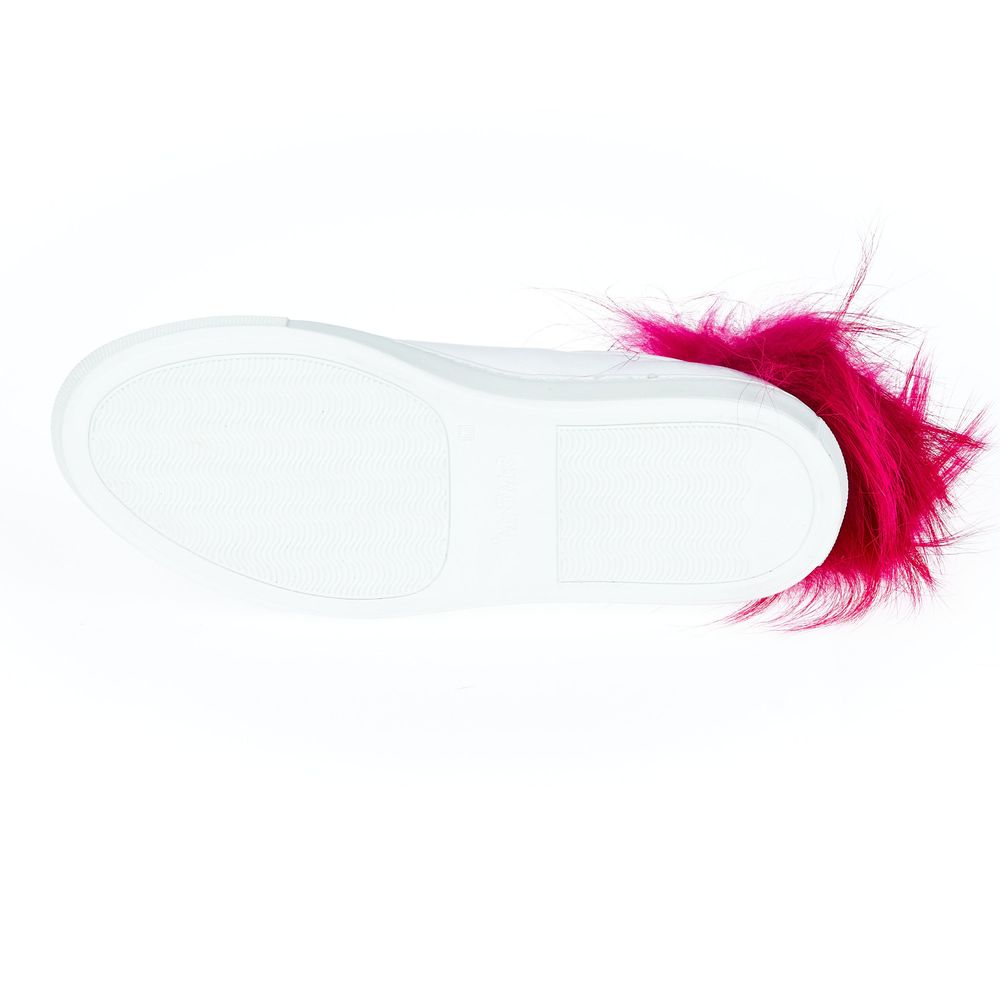White Textile Shoe