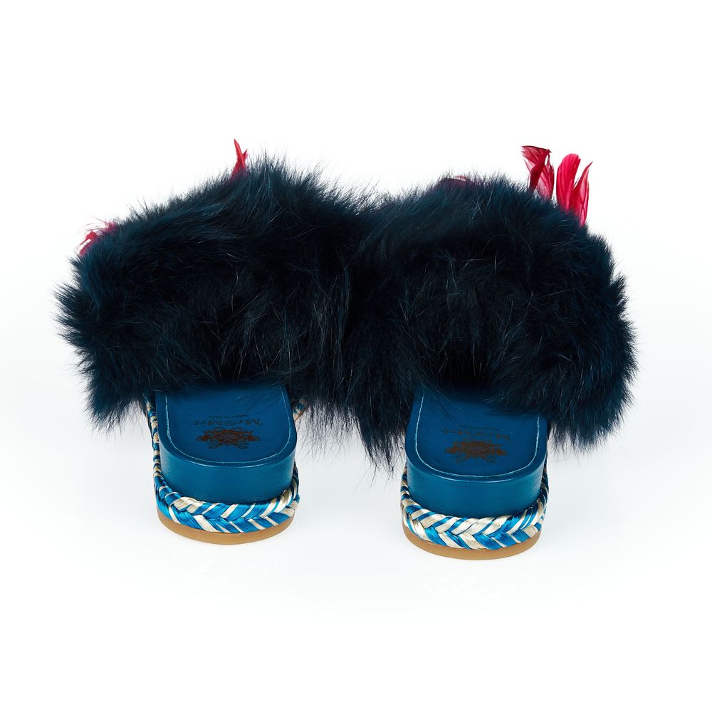 Blue Textile Shoe