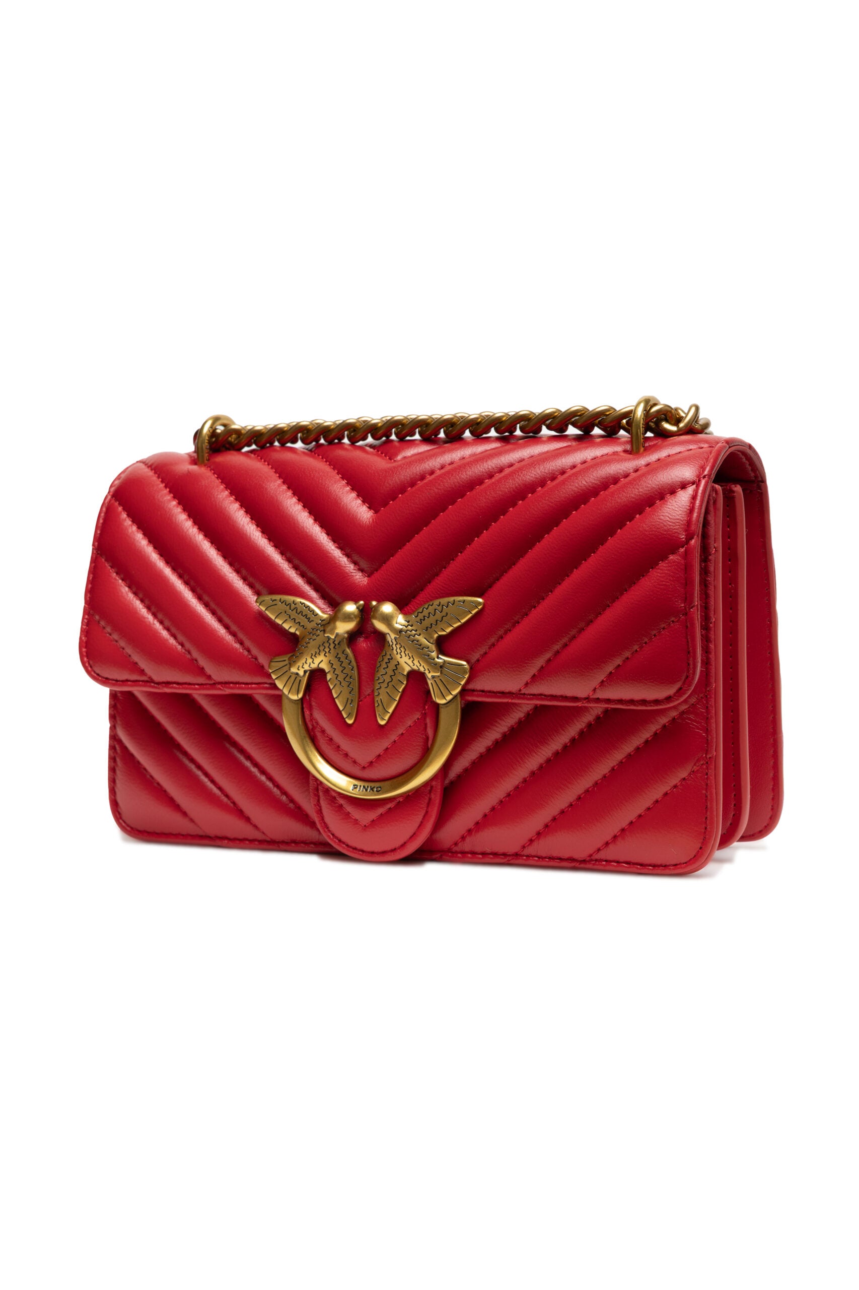 Red Mini Love Bag One Chevron