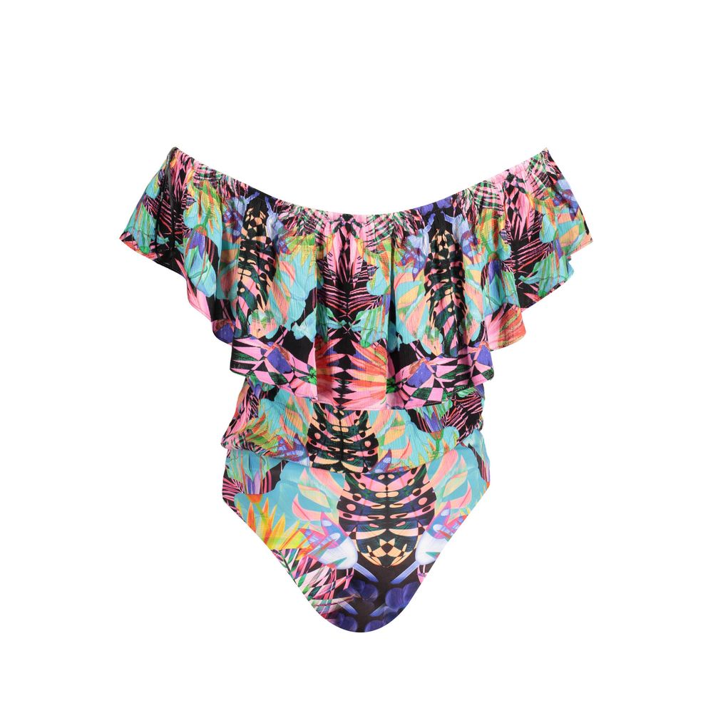 Black Polyester Bodysuit