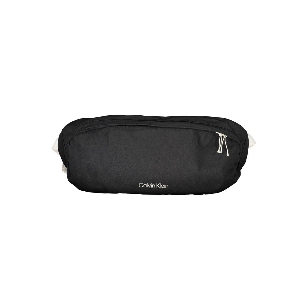 Black Polyester Handbag