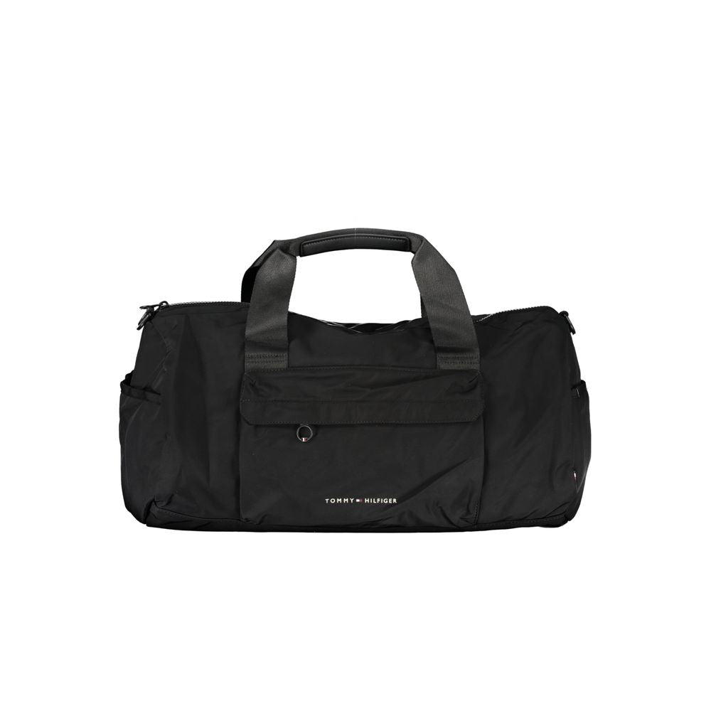 Black Polyester Handbag
